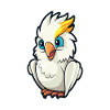 Cockatoo Cartoon Kawaii Aquarelle Illustration