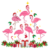 flamingo xmas. christmas gift