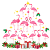 flamingo xmas. christmas gift