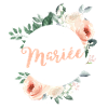 Mariée! Grün-Pastell-Kranz