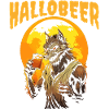 Halloween-Party-Trinkenclowngruseliger clownhexehe