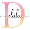 D | Monogramme | Nom | DalaAquarelle