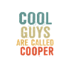 Cool guys are called Cooper