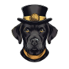 Labrador hat posh