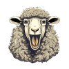 Mouton effrayant Halloween