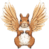 Süßes Hasen-Engel-Design