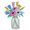 Beautiful flower mix
