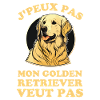 Chien de race golden retriever