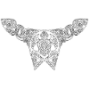 Maori Brustlogo 13 weiß