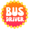 Autista di autobus Flower Power anni '70