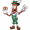 Octoberfest Sausage With Pretzel