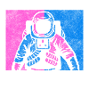 Space Planet Weightless Spaceman