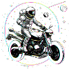 The space motorcycle