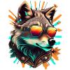 cool wolf