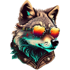 cooler Wolf