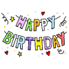 HAPPY BIRTHDAY BANDEROLE