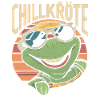 Relaxed turtles Chill toad