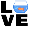 Pets Goldfish Aquarium Statement Pet
