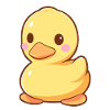 Gelbe Gummiente Badeente