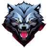 wütender Wolf
