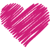 Pink Sketch Heart