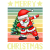 Dabbing Santa Claus Weihnachtsmann