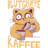 Blutgruppe schwarzer Kaffee für Nachteulen