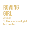 Citation amusante de fille d’aviron