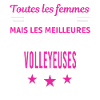 femmes naissent les meilleurs volleyeuses