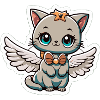 Cadeau d’ange gardien de chat