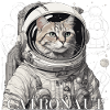 Catronaut Astronaut Cat T-Shirt