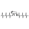 Moose - Heartbeat - Bumper sticker