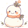 Cute Christmas Snowman - Holiday Design