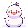 Cute Christmas Snowman - Holiday Design