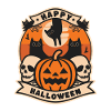 Happy Halloween Cats & Pumpkins