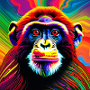 Trippy Affe