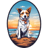 Dog on the beach