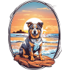 Dog on the beach