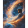 God transcends in stardust