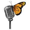 Butterfly Singer Microphone Musique