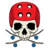 Skull Skater Skateboard Sport