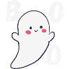 Halloween Herbst BOO Geist