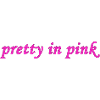 Pretty in pink