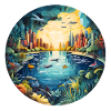 Fantastic underwater city