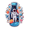 Astronaut Milky Way