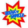 Lively breakdancer motif design