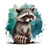 Cute raccoon