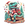 Dinosaur Trex Christmas