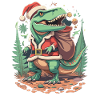 Dinosaur Trex Christmas
