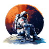 Stranded astronaut